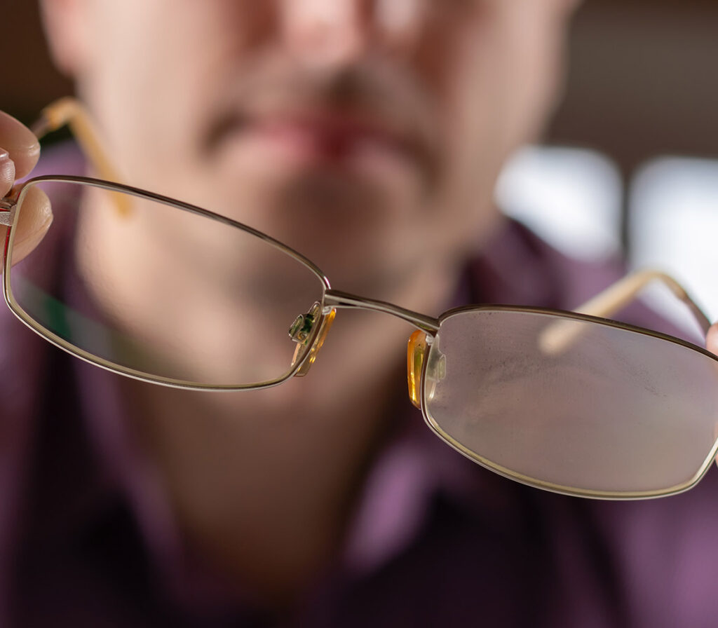 Glasses fog up in rain or when you sip a hot drink, leaving you half-blind